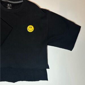 Customized Cropped Happy Crewneck